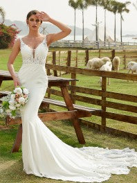 Wedding Dresses Lace Applique Sweep Train Sweetheart Neckline Bridal Gowns Corset Back Vestidos De Novia