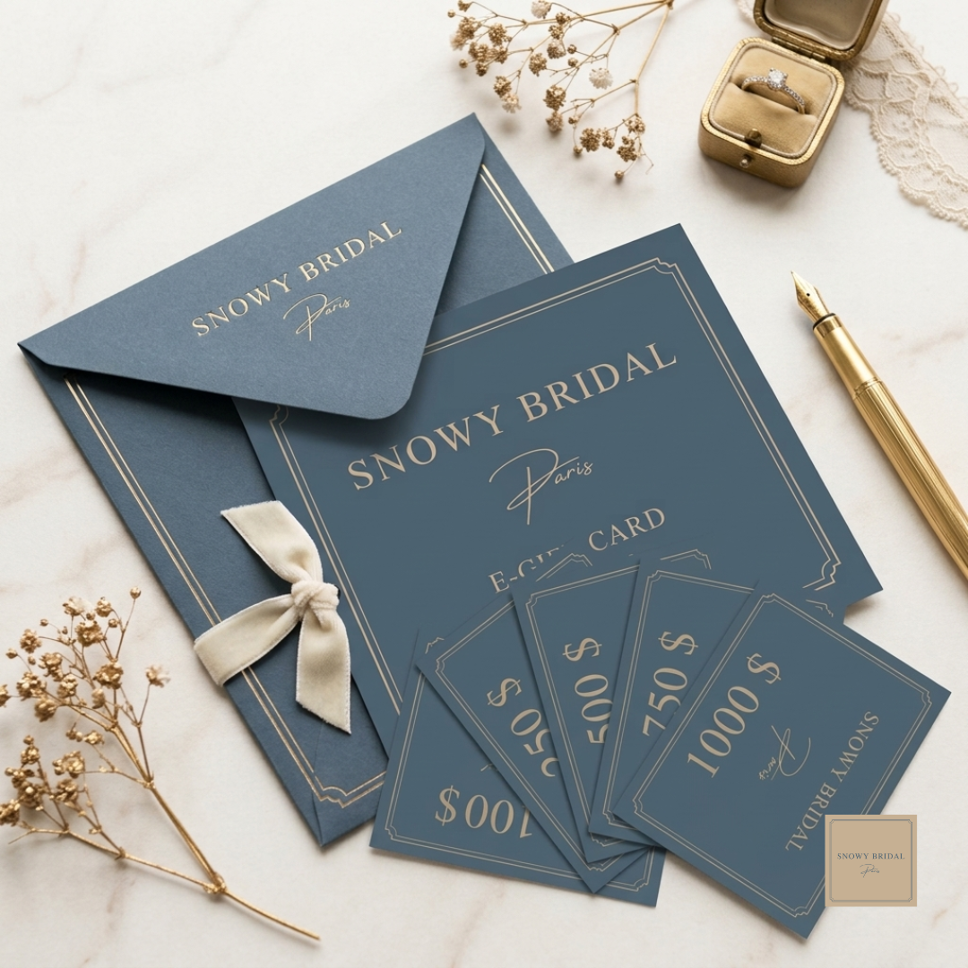 E-gift card - gift card - Snowy bridal