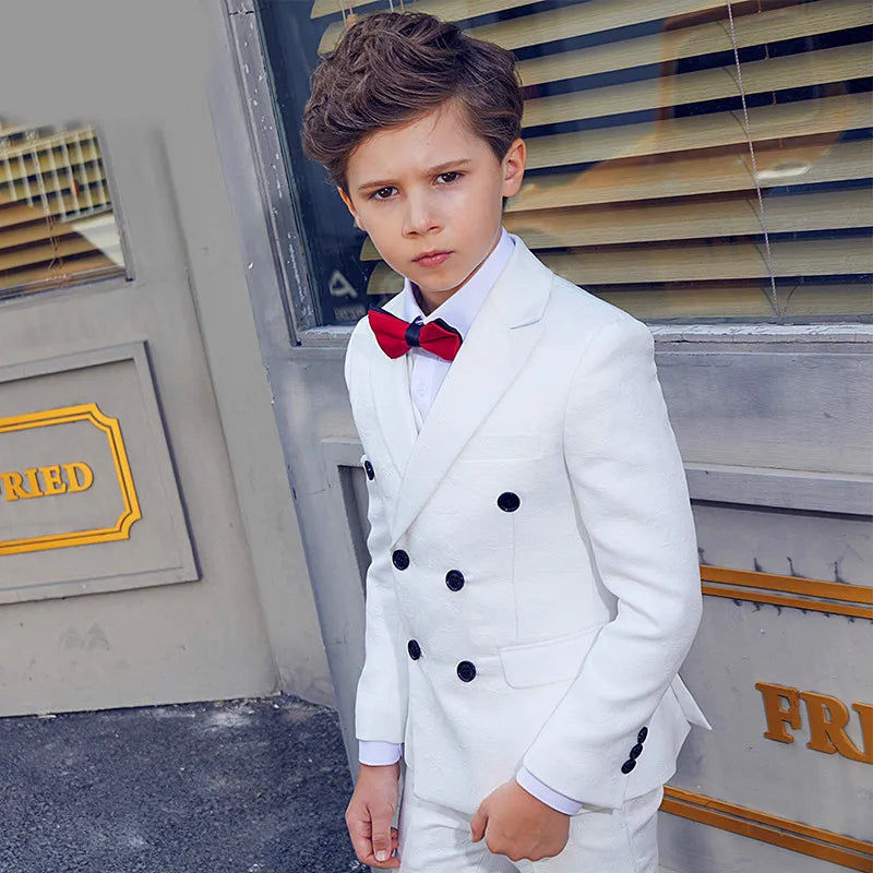 Boys Suits For Weddings Light blue print Blazers For Boys Suit Costume Enfant Garcon Mariage Kinderkleding Jongens Child Tuxedo