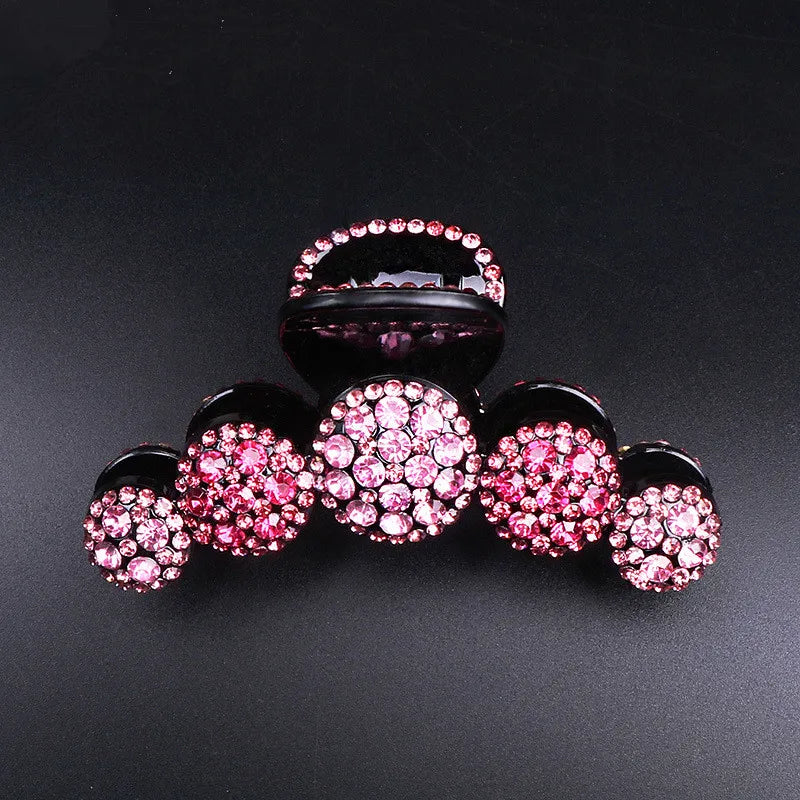 New Fashion Hot Sale Wild Pearl luxurious Rhinestone Bangs Clip  Hairpin Barrettes for Women Girl Hair Accessories Headwear