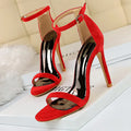 Summer stiletto ladies sexy high heels new heeled women sandals shoes back view