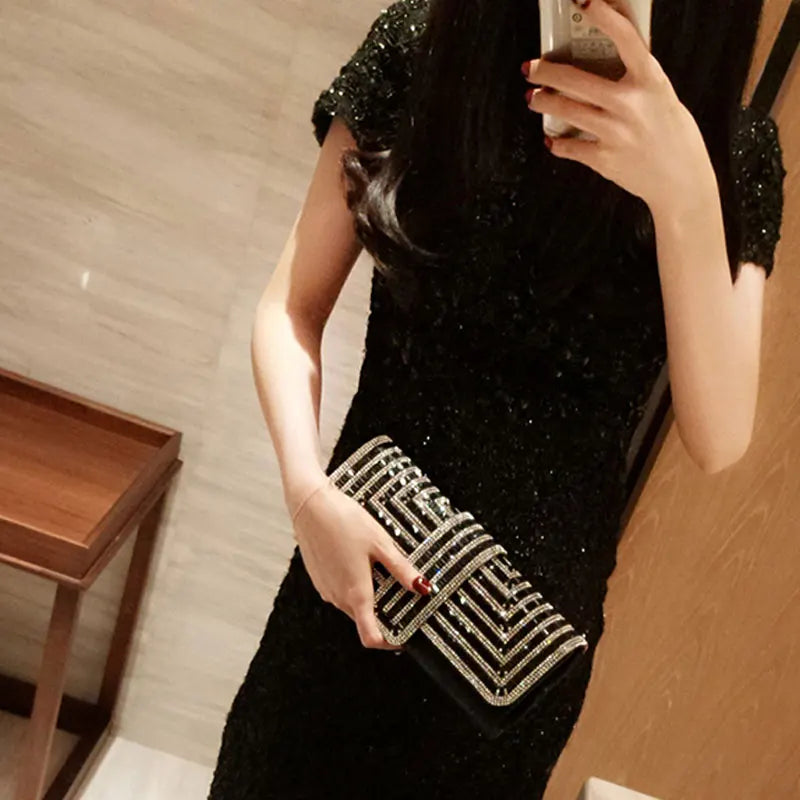YoReAi Fashion Women Evening Bag Brand Party Banquet Glitter For Ladies Wedding Clutches Handbag Shoulder Bags Chain Bolsas Muje