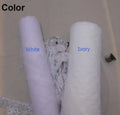 Backless A-line scoop neck elegant lace tulle wedding dress size chart