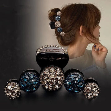 New Fashion Hot Sale Wild Pearl luxurious Rhinestone Bangs Clip  Hairpin Barrettes for Women Girl Hair Accessories Headwear