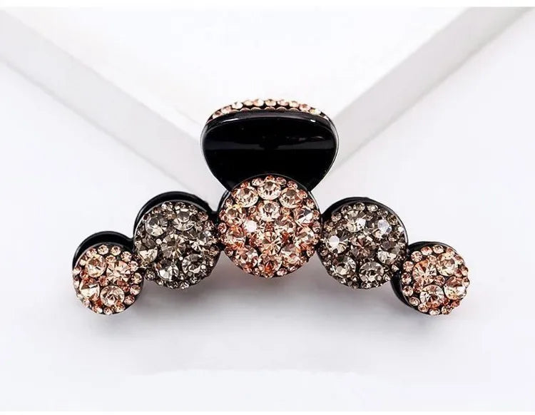 New Fashion Hot Sale Wild Pearl luxurious Rhinestone Bangs Clip  Hairpin Barrettes for Women Girl Hair Accessories Headwear