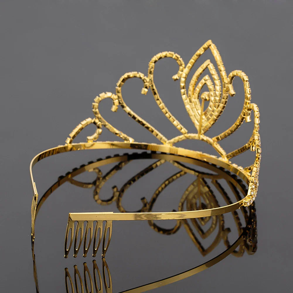 Luxury Bridal Tiaras and Crowns Combs Crystal Hair Jewelry For Women Girls Princess Wedding Hair Accessories Wholesale