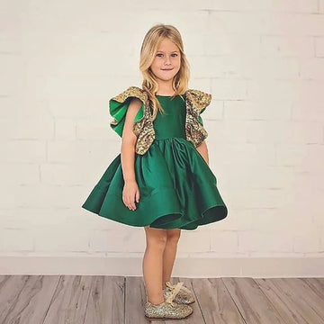 Newest Flower Girls Tulle Dress Kids Girl Princess Party Wedding Bridesmaid Formal Dresses