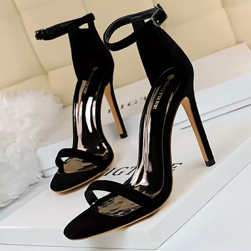 Stiletto high heels summer sandals sexy ladies shoes women new heeled sandals
