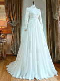 Muslim long sleeve dress - front
