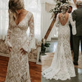 Vintage lace mermaid beach flare sleeves open back boho size chart