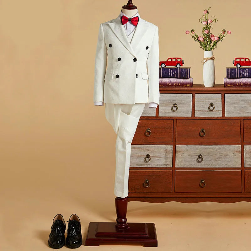 Boys Suits For Weddings Light blue print Blazers For Boys Suit Costume Enfant Garcon Mariage Kinderkleding Jongens Child Tuxedo