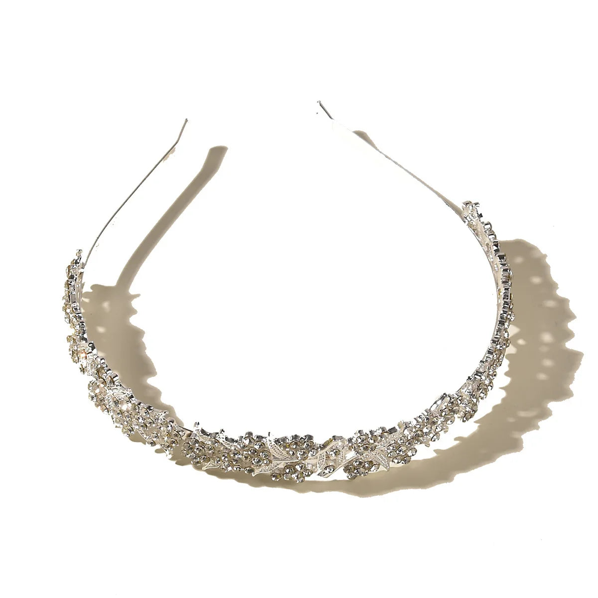 New Popular Bridal Headdress Alloy Bridal Leaf Flower Wedding Headband Crown Headband Crown Headdress Jewelry Gift