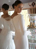 Mermaid gown - neckline view