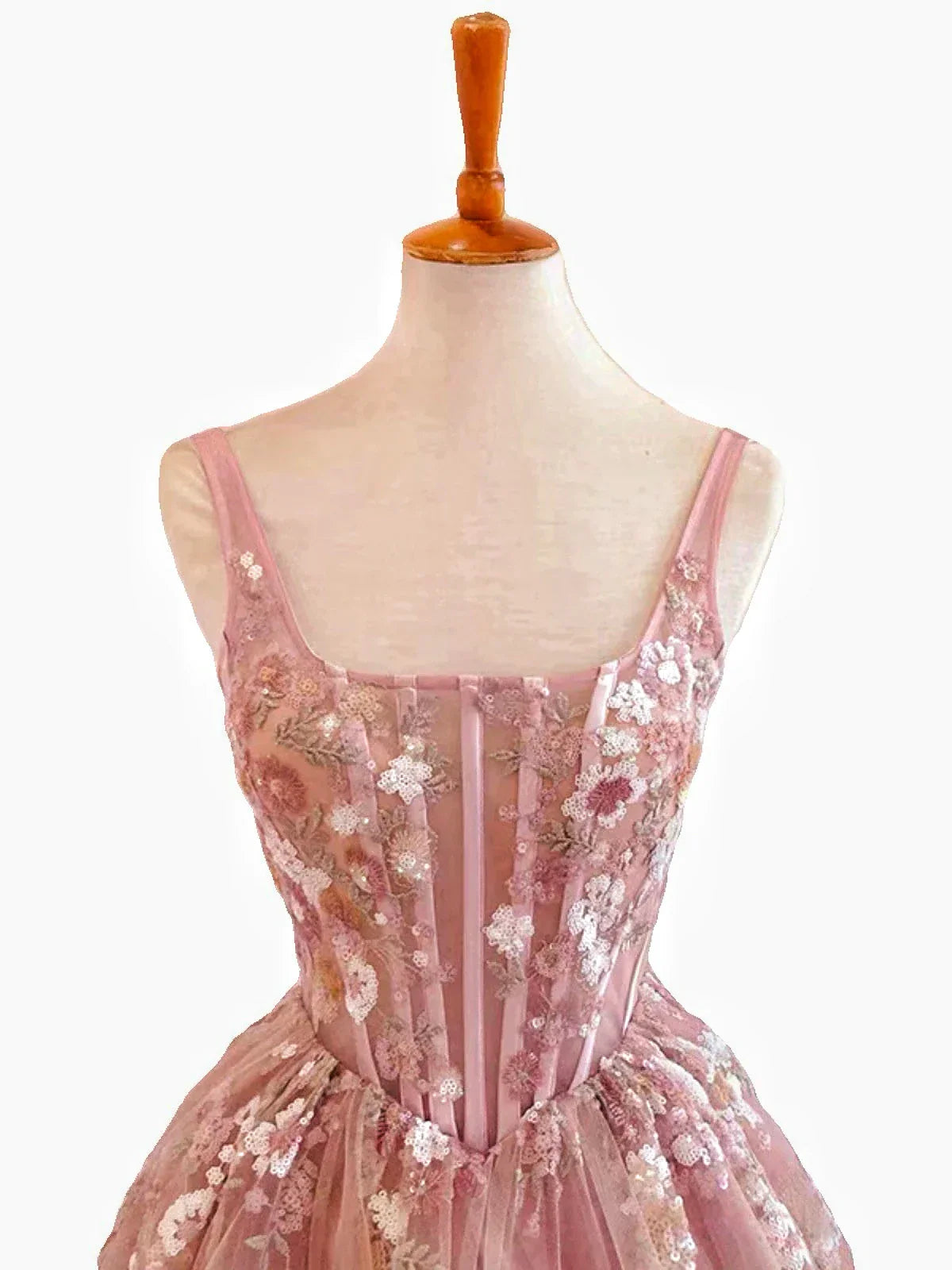 Strap Pink Celebrity Dresses Niche Flowers Light Luxury High-end Beading Ruched Vintage Formal Prom Party Evening Gowns
