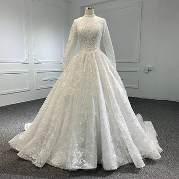 Muslim ball gown dress - front