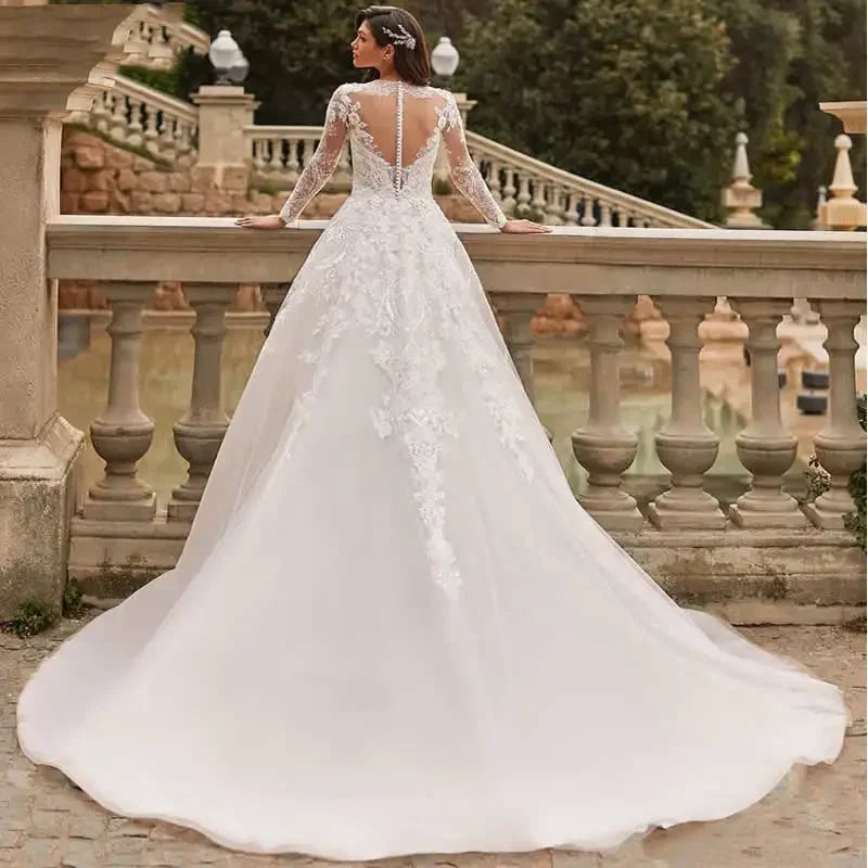 Princess bride gown - detail