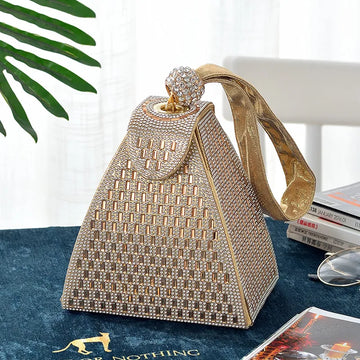 Party Clutch Bags for Women Luxury Ladies Evening Bag Fashion Triangle Wedding Bridal Bag Luxury Designer Handbags Clutches