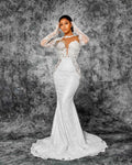 See through appliques - back