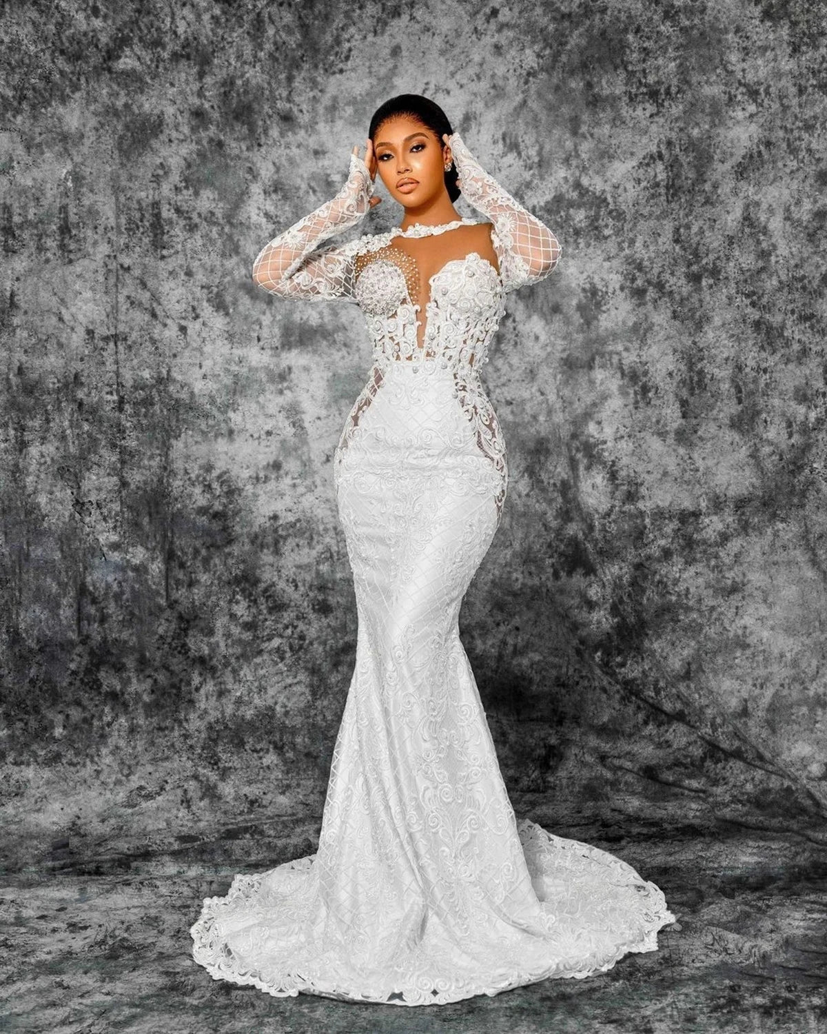 See through appliques - back