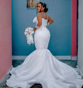 Mermaid sheer neck - back