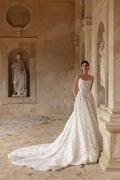 Customized Lace Wedding Dresses Spaghetti Straps Women Robe Sleeveless Bridal Gown Square Collar Vestidos Vestido De Novia