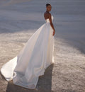 African bride dress - sleeve view