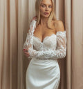 Bride party gown - detail shot