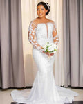 Luxurious wedding dress - front