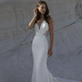 Lace appliques bridal - back