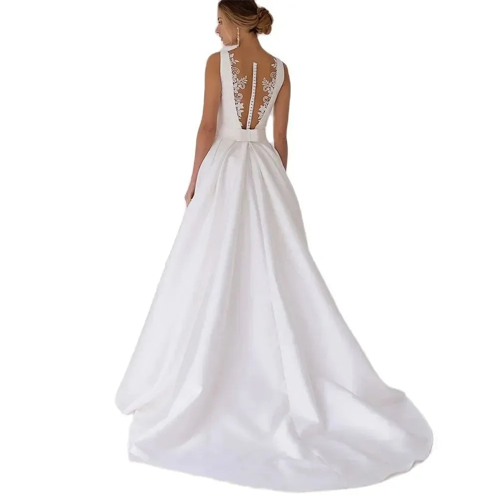 Lace appliques formal - side