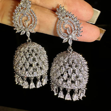 Luxury AAA Zircon Bridal Earrings CZ Cubic Zirconia Wedding Earring For Brides Women Accessories Dinner Party Gifts Jewelry