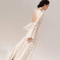 Flare sleeves lace - side angle