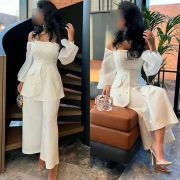 Prom Dresses Exquisite Off-the-shoulder Sheath Cocktail Sequin Satin Occasion Evening Gownluxury evening dresses for women