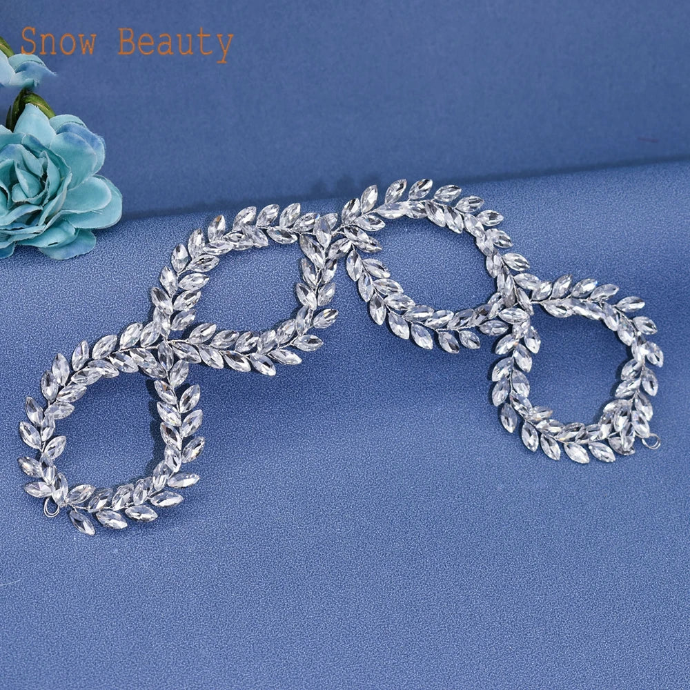 DZ006 Unique Rhinestone Headband Handmade Bride Headpiece Bridesmaid Headdress Women Tiaras Birthday Parade Prom Accessories