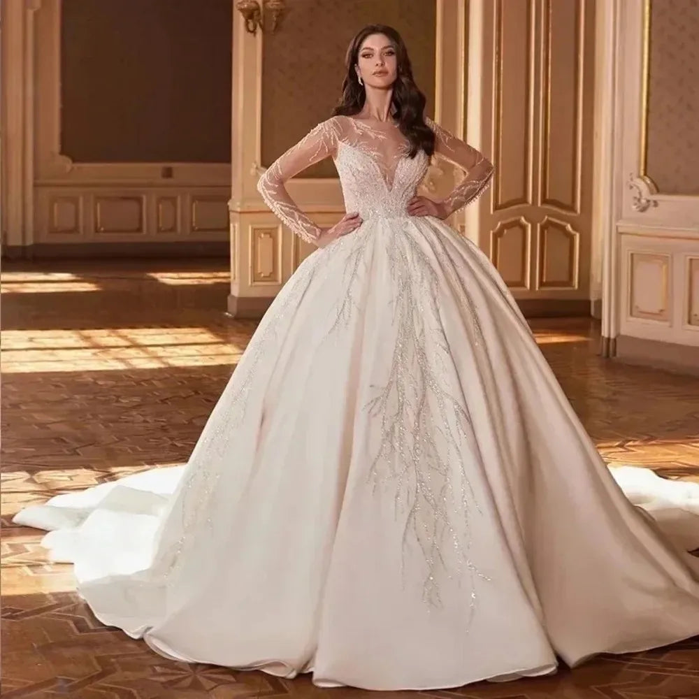 Church bride gown - detail