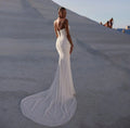 Lace up formal gown - detail