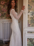 Pearl sheer neck - back