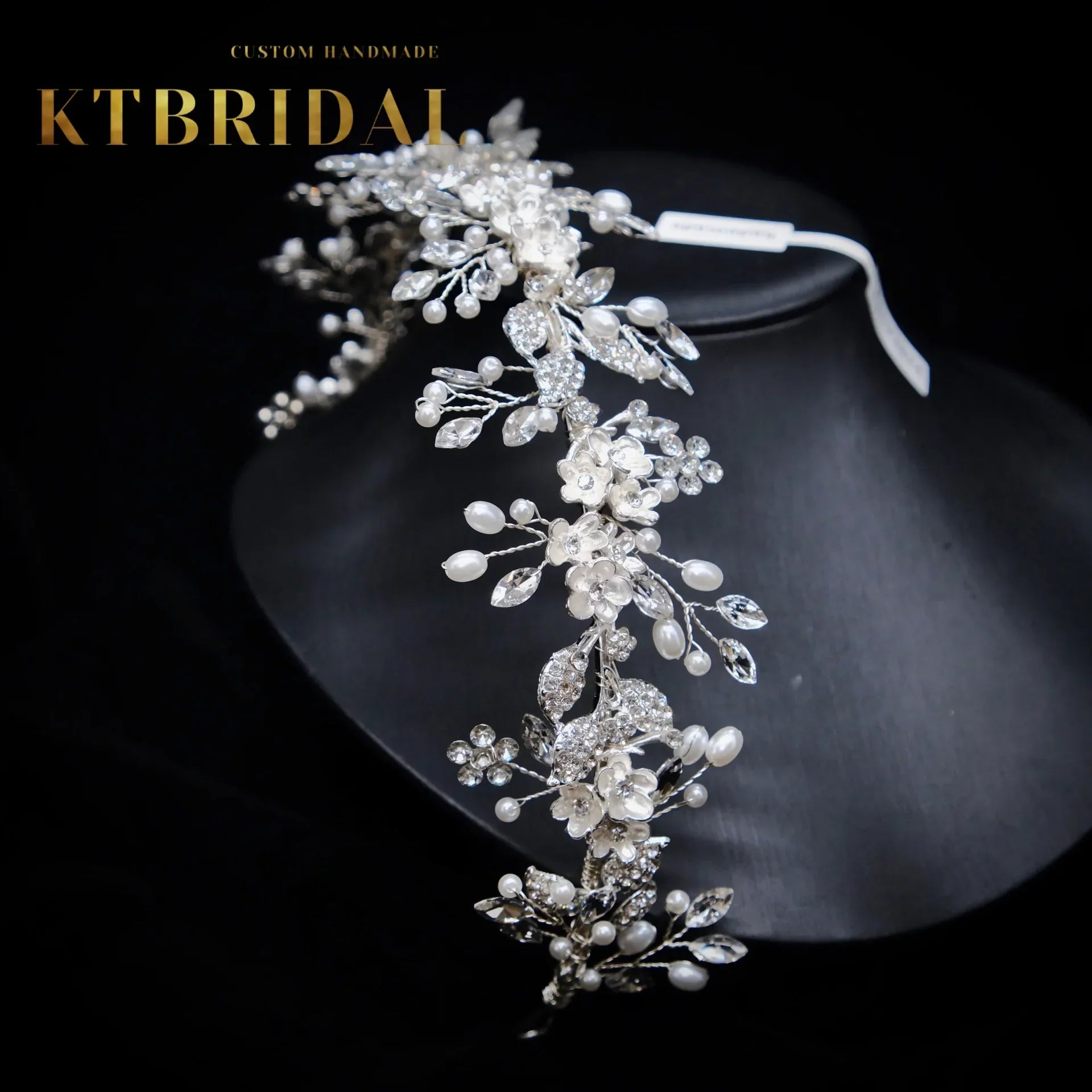 Ne Handmade Bridal Headpieces Crystal Leavesl Fashion Jewelry Women Gift Wedding Accessiories