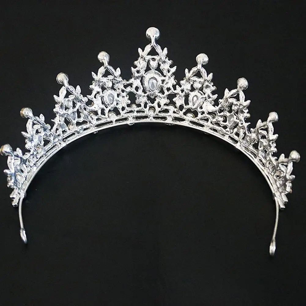 Shiny Rhinestone Luxury Wedding Crown Headbands for Hair Woman Brides Tiaras and Headdresses Stylish Versatile Jewelry