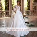 Exquisite Off Shoulder Beach A-Line Fluffy Wedding Dresses Sexy Backless Lace Backless Sweep Train Bridal Gowns