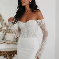 Short wedding dress - full length