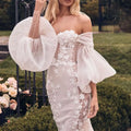 Elegant Wedding Dress Sweetheart Long Sleeves Lace Appliques Backless Bridal Gowns Floor Length New - Image 2