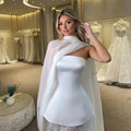 Strapless satin bridal - back