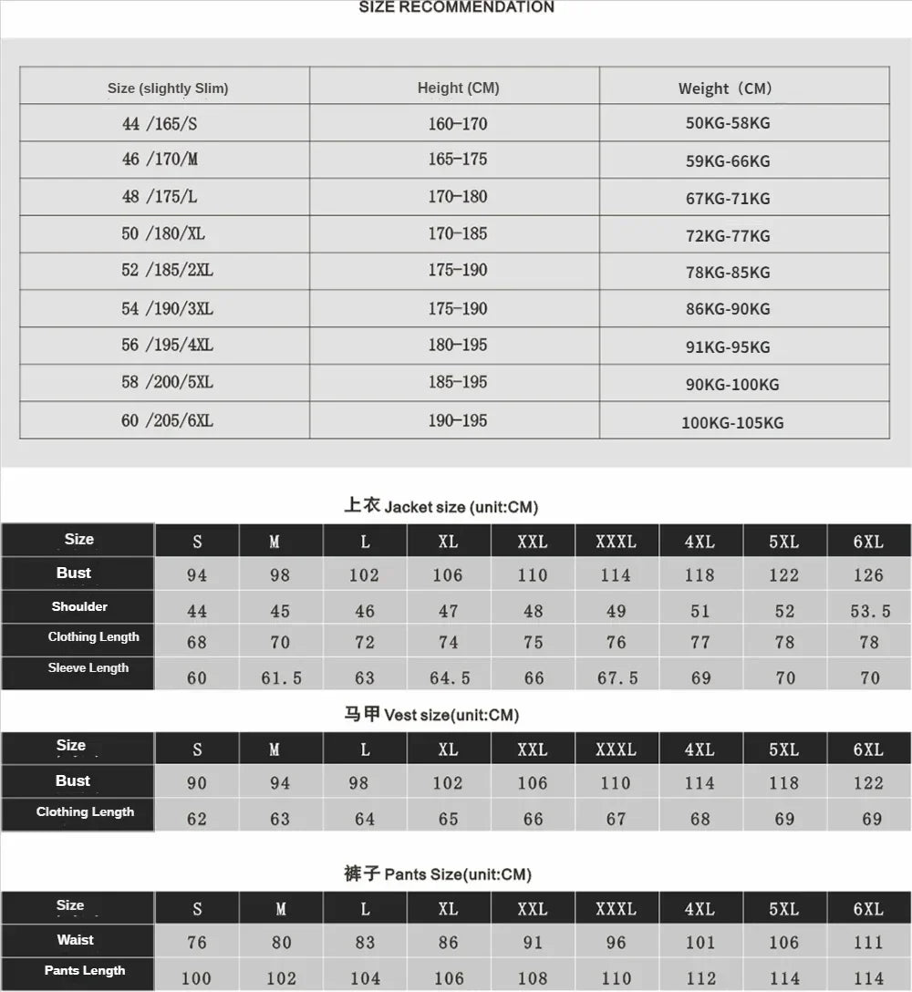 Men Suit Wedding 3 Pieces Set Elegant Blazers Shawl Collar Luxury Jacket Pants Vest Formal CoatSkinny Dress