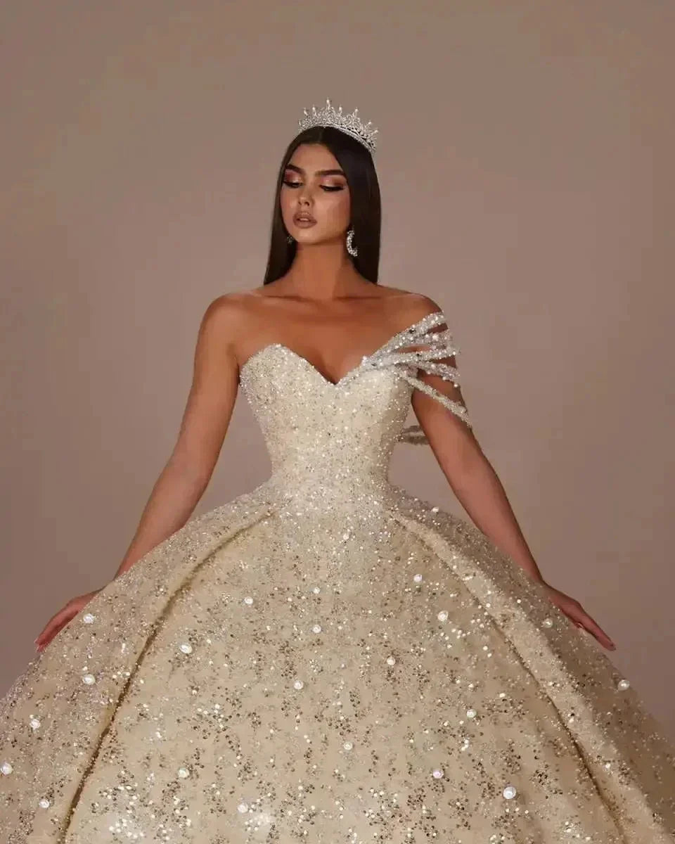 Church bride gown - side