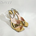 Size guide reference for feather goblet heel luxury satin wedding sandals
