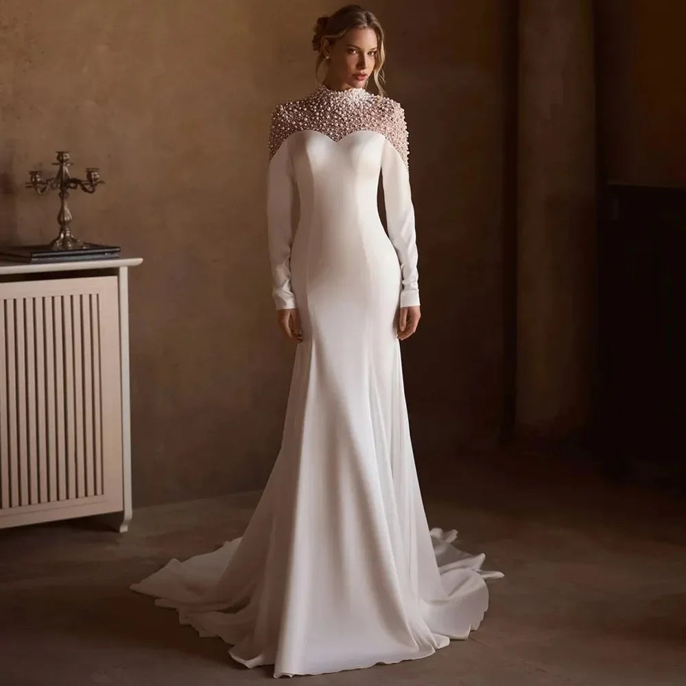 Luxury pearls mermaid - front