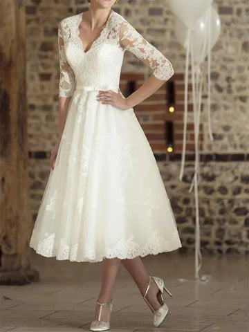 Vintage A-line dress - front view