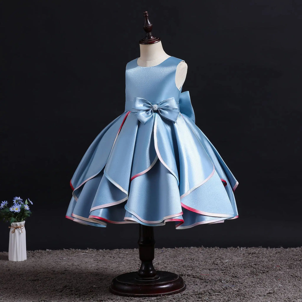New Girls Princess Cosplay Dresses Children Princess Wedding Birthday Ball Evening Vestidos Carnival Party Show Costumes