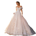 Wedding dress - neckline view